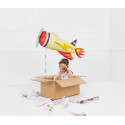 Balon folie Avion, 91x39cm, mix