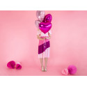 Balon folie Inimă, 45cm, roz deschis