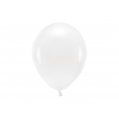 Baloane Eco 26cm pastel, albe