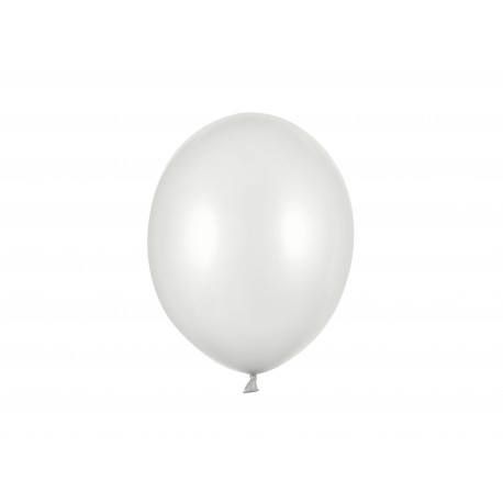 Baloane Rezistente 27cm, Argintiu Metalic Zăpadă