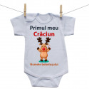 Body cu mânecă scurtă Primul meu Crăciun