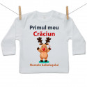 Tricou cu mânecă lungă Primul meu Crăciun