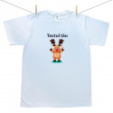 Tricou pentru bărbați cu mânecă scurtă Crăciun cu text personalizat