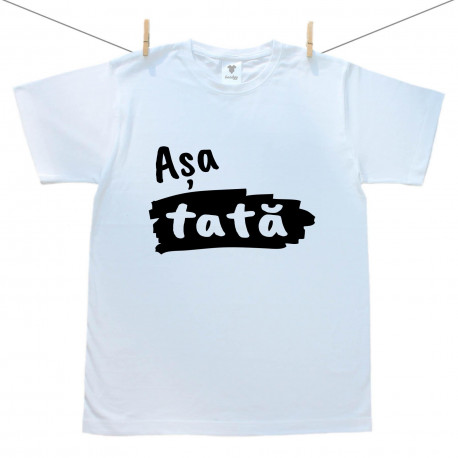 Tricou pentru bărbați cu mânecă scurtă Așa tată