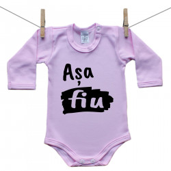 Body roz cu mânecă lungă Așa fiu