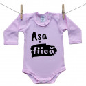 Body roz cu mânecă lungă Așa fiică