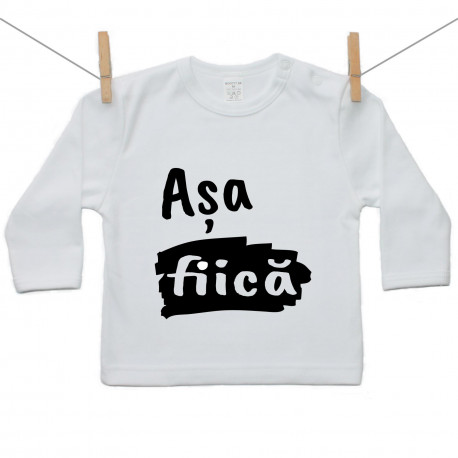 Tricou cu mânecă lungă Așa fiică