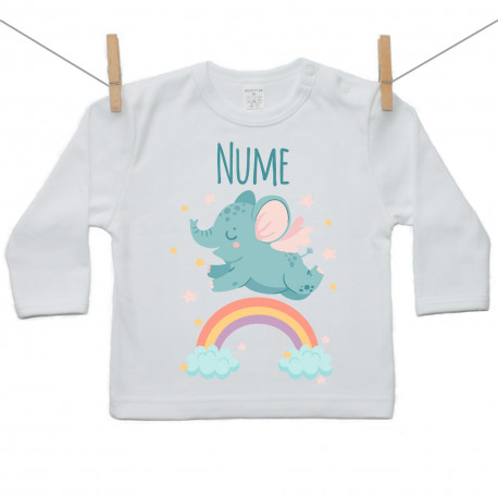 Tricou cu mânecă lungă Elefănțel