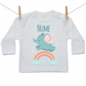 Tricou cu mânecă lungă Elefănțel