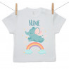Tricou cu mânecă scurtă Elefănțel