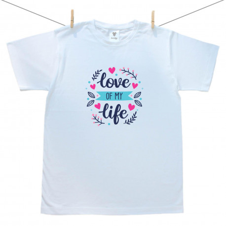 Tricou pentru bărbați cu mânecă scurtă Love of my life