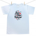 Tricou pentru bărbați cu mânecă scurtă Love you forever