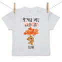 Tricou cu mânecă scurtă Primul meu Valentin
