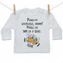 Tricou cu mânecă lungă Merg cu tati la o bere