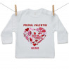 Tricou cu mânecă lungă Primul Valentin
