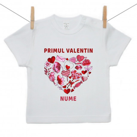 Tricou cu mânecă scurtă Primul Valentin Tricou cu mânecă scurtă Primul Valentin
