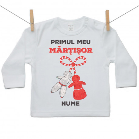 Tricou cu mânecă lungă Primul meu Mărțișor
