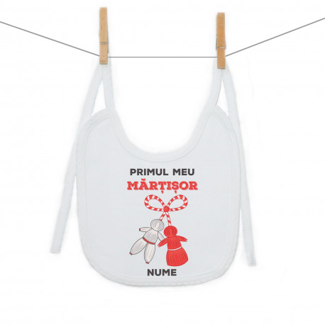 Bavetă cu șnur Primul meu Mărțișor