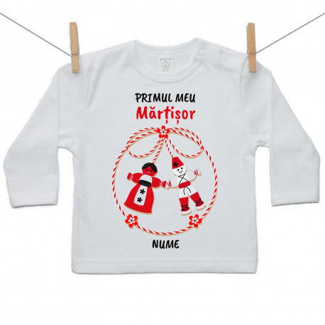 Tricou cu mânecă lungă Primul meu Mărțișor