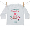 Tricou cu mânecă lungă Primul meu Dragobete