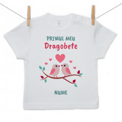 Tricou cu mânecă scurtă Primul meu Dragobete