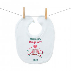 Bavetă cu capse Primul meu Dragobete