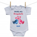 Body cu mânecă scurtă Primul meu Dragobete