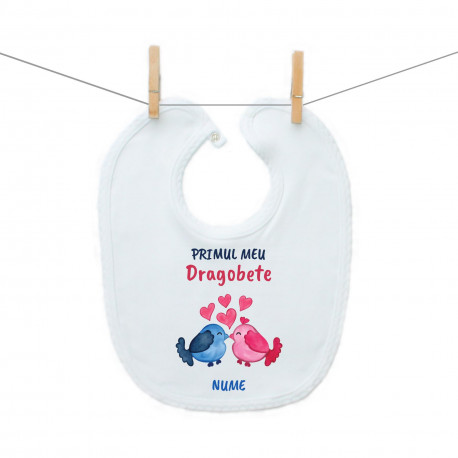 Bavetă cu capse Primul meu Dragobete