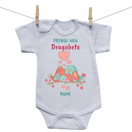 Body cu mânecă scurtă Primul meu Dragobete