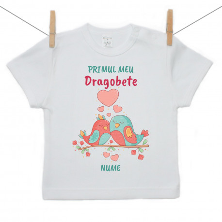 Tricou cu mânecă scurtă Primul meu Dragobete