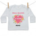 Tricou cu mânecă lungă Prima noastră Zi a Mamei