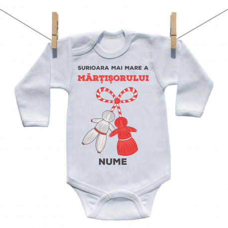 Body cu mânecă lungă Surioara mai mare a Mărțișorului