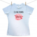 Tricou pentru femei cu mânecă scurtă Cel Mai Frumos 8 Martie