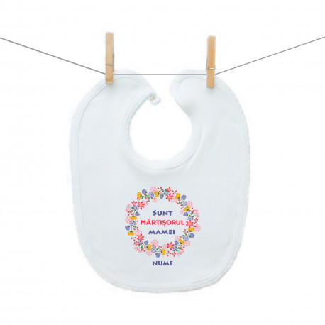 Bavetă cu capse Sunt mărțișorul mamei