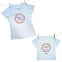 Set familie (tricou cu mânecă scurtă) Cel mai frumos Mărțișor din viața mea
