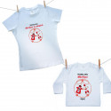 Set familie (tricou cu mânecă lungă) Primul nostru Mărțișor împreună