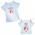 Set familie (tricou cu mânecă scurtă) Primul nostru Mărțișor împreună