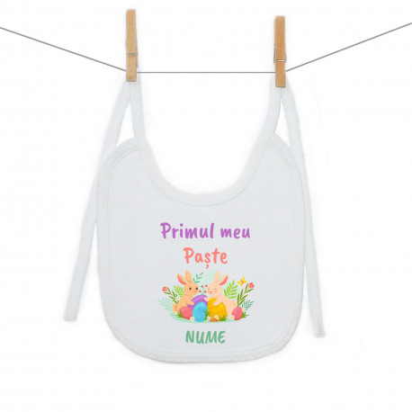 Bavetă cu șnur Primul meu Paște