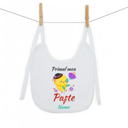 Bavetă cu șnur Primul meu Paște Puișor