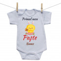 Body cu mânecă scurtă Primul meu Paște Găinușă