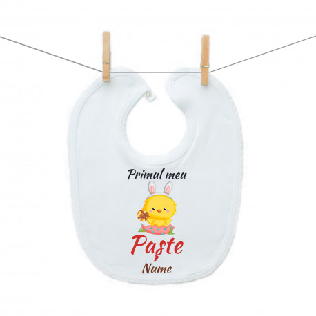 Bavetă cu capse Primul meu Paște Găinușă
