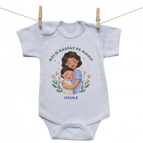 Body cu mânecă scurtă Azi o răsfăț pe mami