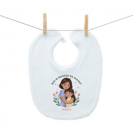 Bavetă cu capse Azi o răsfăț pe mami - Fetiță