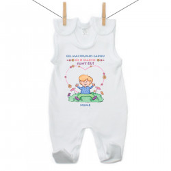 Salopetă Cel mai frumos cadou de 8 Martie - Băiețel