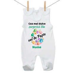 Salopetă Cea mai dulce surpriză din oul de Paște