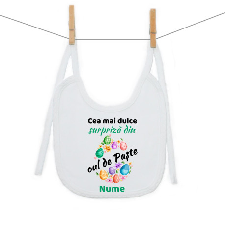 Bavetă cu șnur Cea mai dulce surpriză din oul de Paște