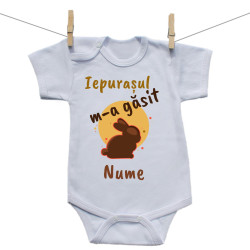 Body cu mânecă scurtă Lepurașul m-a găsit