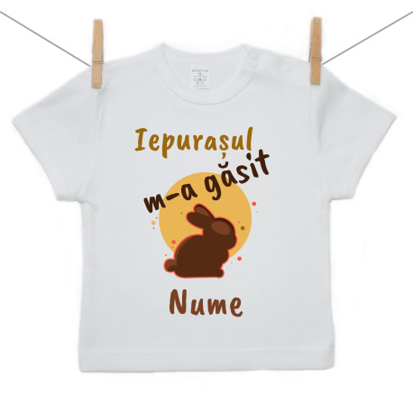 Tricou cu mânecă scurtă Lepurașul m-a găsit