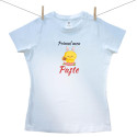 Tricou pentru femei cu mânecă scurtă Primul meu Paște ca mămică