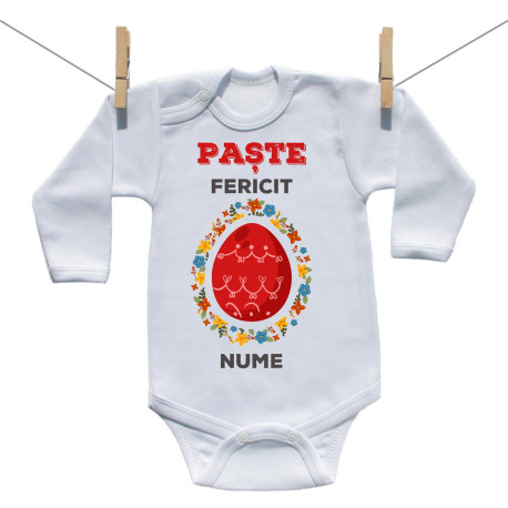 Body cu mânecă lungă Paște fericit